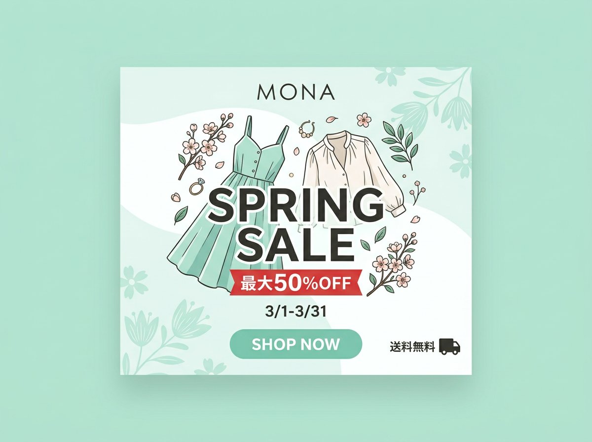 ECショップ「MONA」